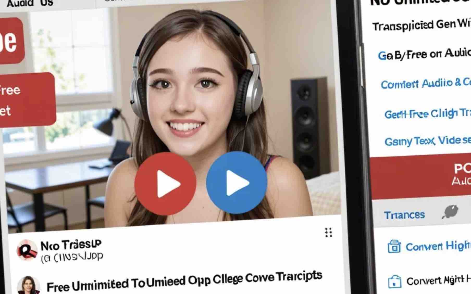 Nr. 1 gratis en onbeperkte transcriptieservice. Geen aanmelding. Audio omzetten naar tekst, YouTube-video's transcriberen, transcripten van middelbare school en universiteit online ontvangen