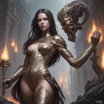 Er AI-genereret kunst ophavsretligt beskyttet? af Mark Brooks og af Artgerm og Greg Rutkowski og af Paul Wenzel og af Greg Rutkowski og af Stephen Youll, mesterværk, prisvindende, Intricate Detail, malerisk